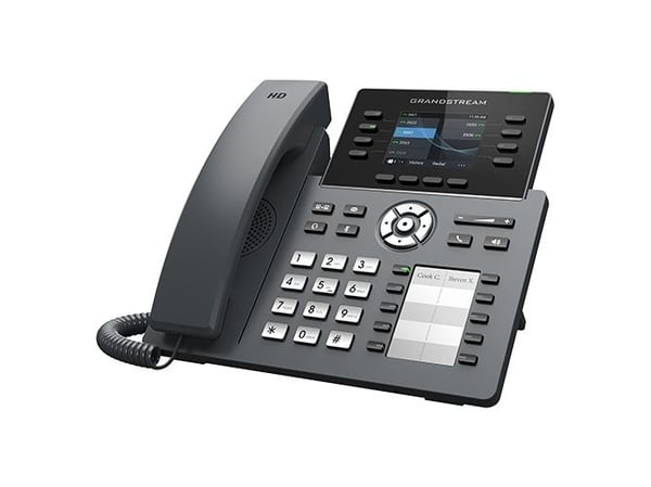 Grandstream GRP2634 - VoIP-telefon - IEEE 802.11a/b/g/n/ac (Wi-Fi) / Bluetooth - 5-veis anropskapasitet - SIP, RTCP, RTP, SRTP - 8 linjer