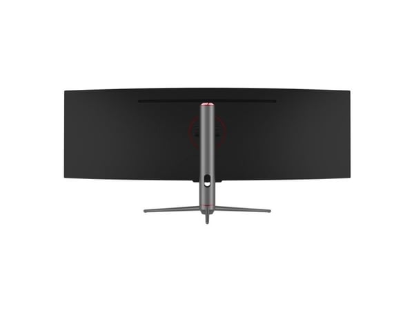 LC Power - QLED-monitor - kurvet - 49" - 5120 x 1440 Dual Quad HD @ 120 Hz - VA - 400 cd/m² - 3000:1 - 6 ms - 2xHDMI, 2xDisplayPort - antrasittsvart