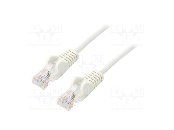 Goobay 95257, 0,25 m, Cat6, U/UTP (UTP), RJ-45, RJ-45, Hvit