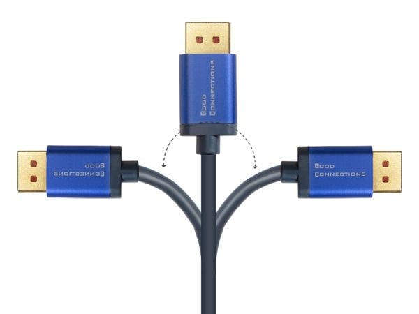 Alcasa 4814-SF020B - 2 m - DisplayPort - DisplayPort - Hann - Hann - 7680 x 4320 piksler (4814-SF020B)
