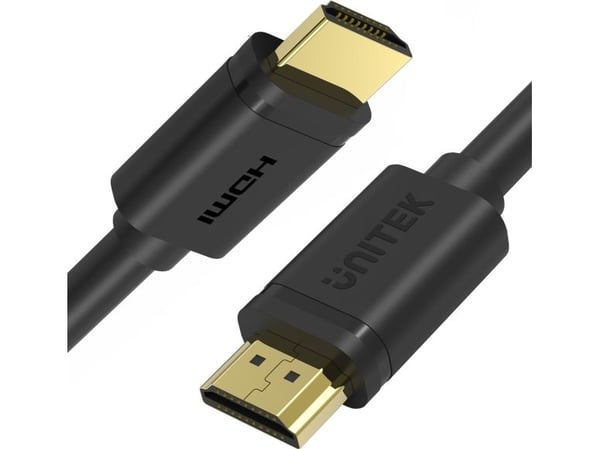 Unitek - HDMI-kabel med Ethernet - HDMI hann til HDMI hann - 30 cm - skjermet - svart - 4K 30Hz støtte
