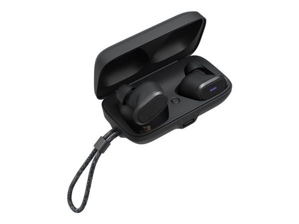 Logitech Zone True Wireless - True wireless-hodetelefoner med mikrofon - i øret - Bluetooth - aktiv støydemping - grafitt