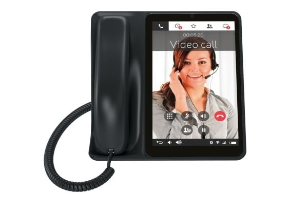 Jablocom Raven - Stasjonær mobiltelefon - RAM 1 GB - microSD slot - LCD-display - 1280 x 768 piksler - front camera 0,3 MP