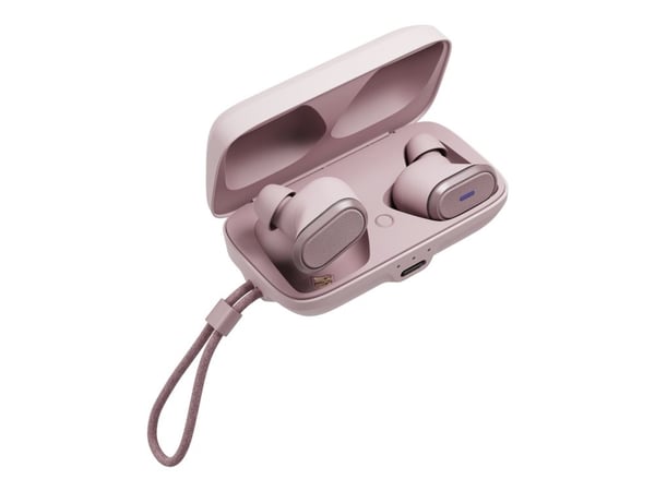 Logitech Zone True Wireless - True wireless-hodetelefoner med mikrofon - i øret - Bluetooth - aktiv støydemping - rosa