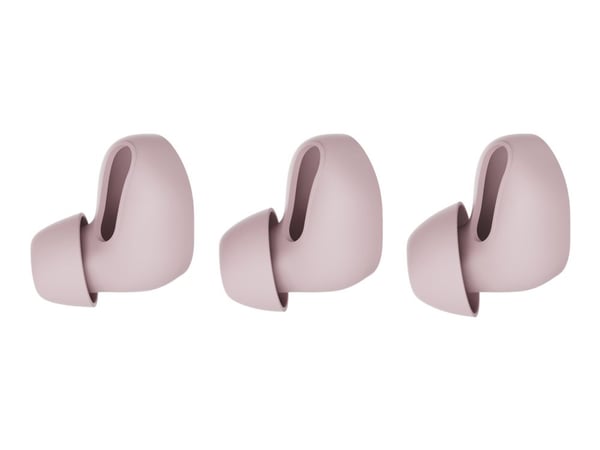 Logitech Zone True Wireless - True wireless-hörlurar med mikrofon - inuti örat - Bluetooth - aktiv brusradering - rosa