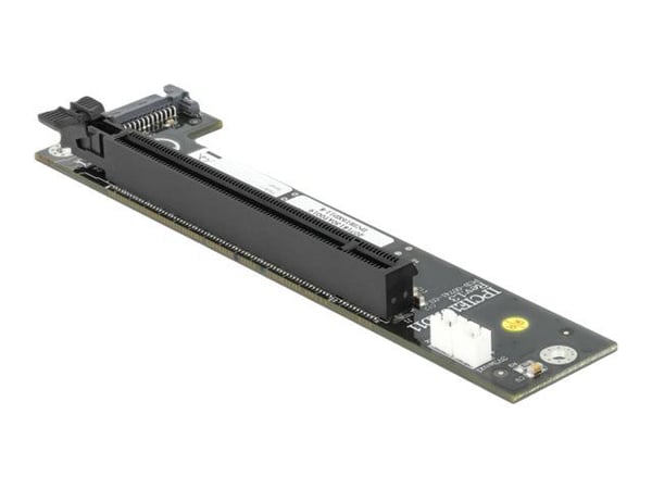Delock Converter 2 x SFF-8654 til PCIe x16 Bifurcation - grensesnittadapter - PCIe 4.0 x16 (NVMe) - SAS