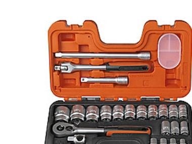 Bahco Pipenøkkelsett 1/2”, metrisk, Støpselsett, 1/2", Metrisk, 18 hoder, 10,11,12,13,14,15,16,17,18,19,20,21,22,23,24,27,30,32 mm, Stål