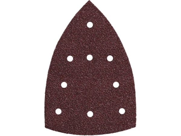 Metabo 635206000, Sand-papir, Metall, Polyester, Rustfritt stål, Stål, Tre, Rød, 150 mm, 100 mm, 10 stykker