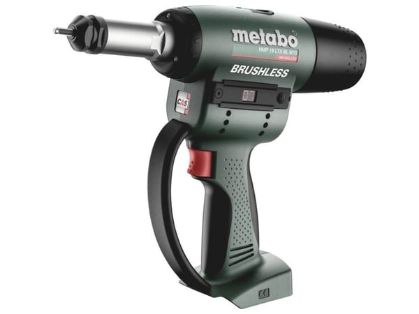 Metabo NMP 18 LTX BL M10, Musta, Vihreä, Alumiini, Ruostumaton teräs, Terästä, 15 kN, 1 cm, Akku, 18 V