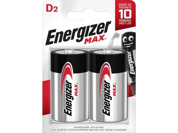 Energizer Max E95 - Batteri 2 x D - alkaliskt