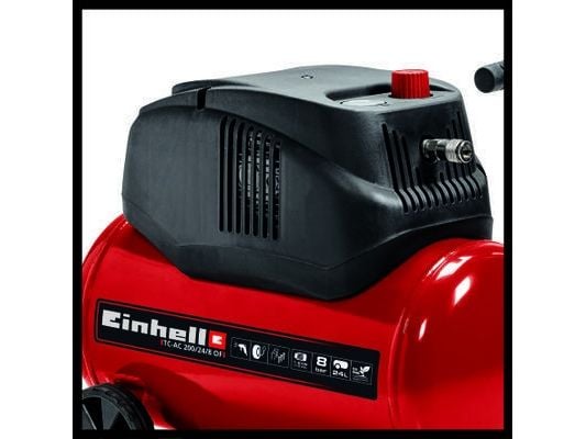 Einhell TC-AC 200/24/8 OF, 8 stang, 180 l/min, 1200 W, 16 kg