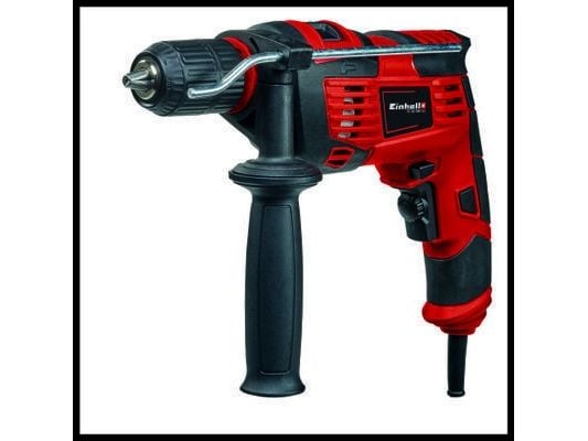 Einhell TC-ID 720/1 E, Rett drill, Sort, Rød, 1,3 cm, 2800 RPM, 3 cm, 1 cm