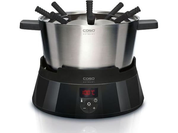 Caso FonDue, 8 person(er), Rund, 240 °C, Rustfritt stål, 1000 W, 230 V