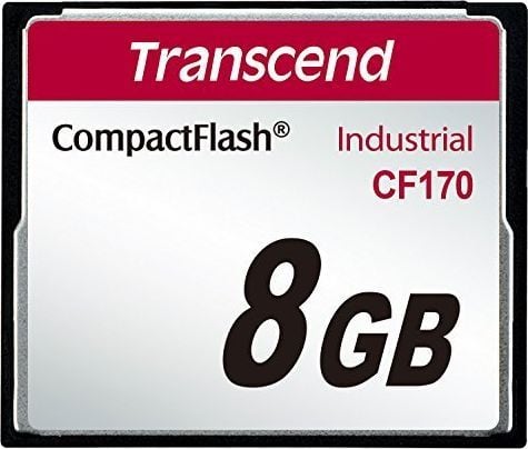 Transcend Industrial - Flashhukommelseskort - 8 GB - 170x - CompactFlash