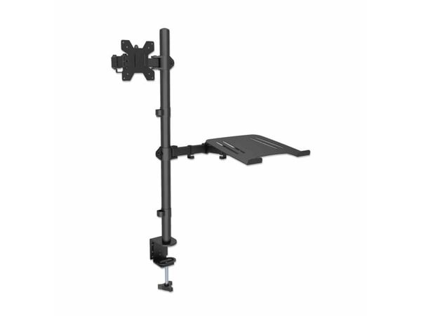 Manhattan 462136, Klemmer, 25,4 cm (10"), 81,3 cm (32"), 100 x 100 mm, Høydejustering, Svart