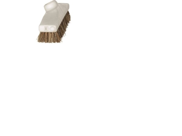 Gulvskrubbe, Vikan, 6x30x8,5cm, hvid, bassine/PP, 30 cm, stiv