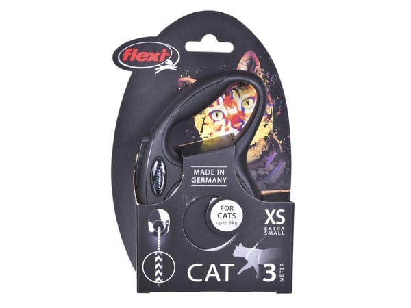 New Classic Cat Cord Flexikoppel Svart Xs 3m 3m