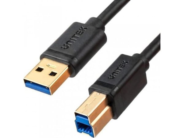 Unitek - USB-kabel - USB-type A (hann) til USB Type B (hann) - USB 3.0 - 2 m - svart