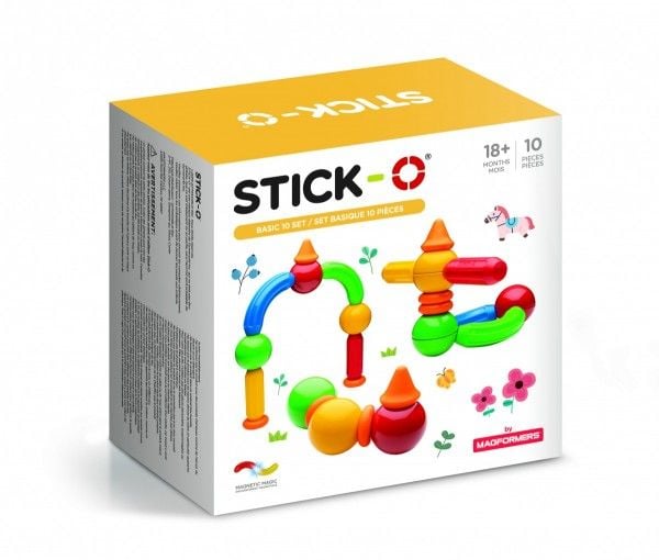 MAGFORMERS Stick-O Basic magnetiske byggeklosser 10 deler 901001