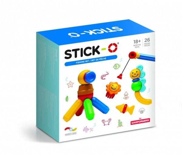 Magformers Stick-O fiskesett med magnetklosser 26 deler (005-902006)