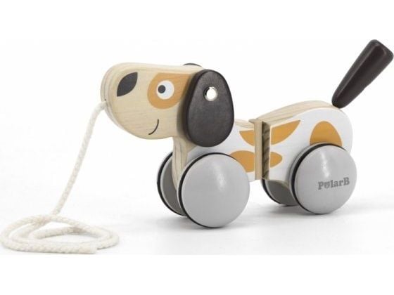 Viga Toys Viga PolarB puinen vetokoira Viga PolarB puinen vetokoira
