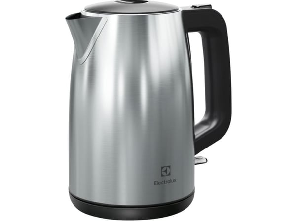 Electrolux E3K1-3ST, 1,7 l, 2200 W, Rostfritt stål, Rostfritt stål, Vattennivå indikator, Överhettningsskydd