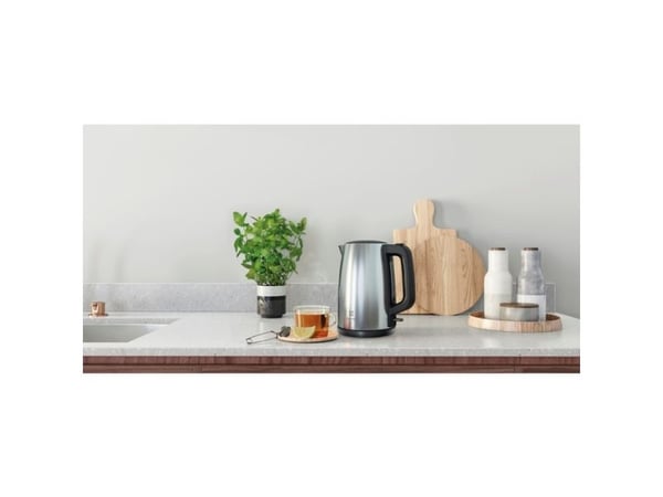 Electrolux E3K1-3ST, 1,7 L, 1850 W, Ruostumaton teräs, Ruostumaton teräs, Veden tason ilmaisin, Ylikuumenemissuoja