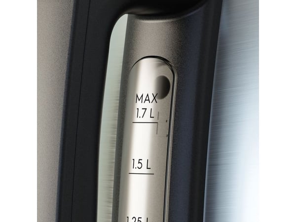 Electrolux E3K1-3ST, 1,7 L, 1850 W, Ruostumaton teräs, Ruostumaton teräs, Veden tason ilmaisin, Ylikuumenemissuoja