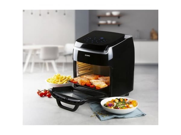 Domo DO534FR, Frityrkoker, 10 l, 65 °C, 200 °C, 60 min, Sort
