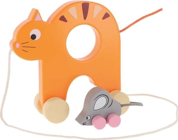 Trefl Treleketøy - Katt og mus på hjul TREFL
