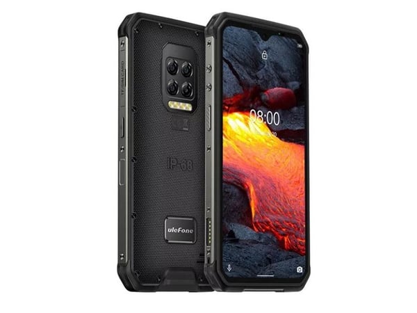 Ulefone Armor 9E, 16 cm (6.3"), 8 GB, 128 GB, 64 MP, Android 10.0, Musta