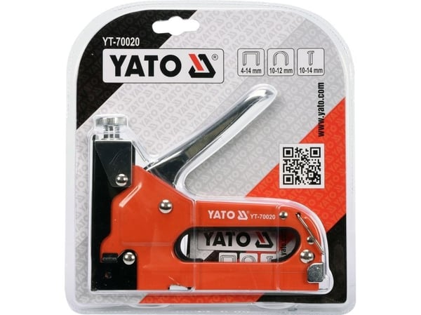 Yato YT-70020, Spiker-/stiftepistol, Strakt magasin, Sort, Oransje, Stål, 4 mm, 1,4 cm