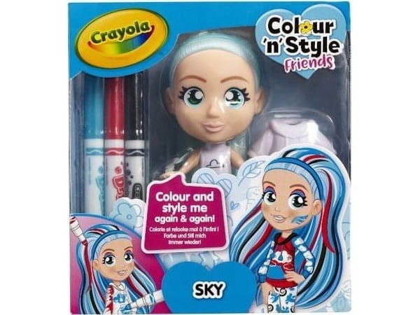 Crayola docka Colour'n'Style Friends Sky