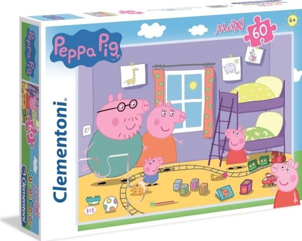 Clementoni Clementoni Puzzle 60el Maxi Peppa Pig 26438