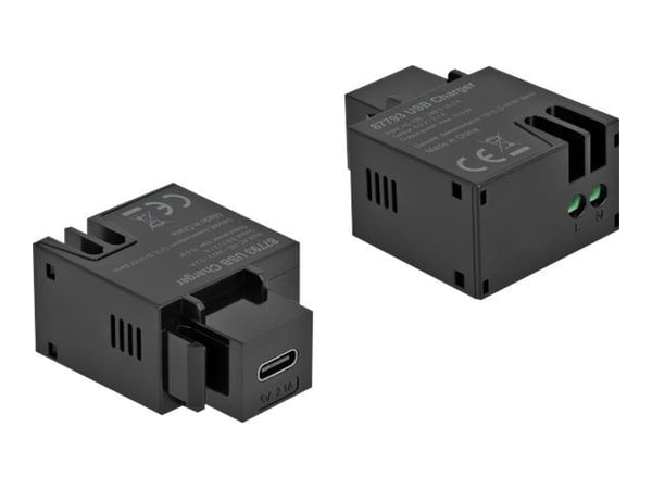 Delock - Strømadapter - 10.5 watt - 2.1 A (USB-C) - svart