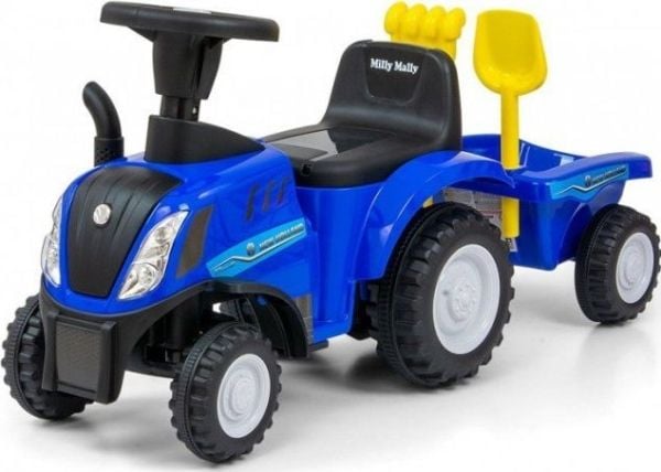 Lekfordon åkare: New Holland T7 traktor blå