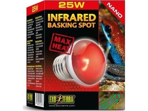 Exo Terra Infrapunainen auringonottolamppu, NANO, 25 W
