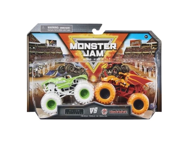 Monster Jam 1:64 die-cast 2-pack