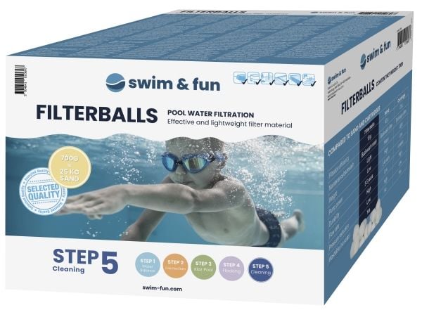 Swin&Fun - Suodatinpallot 700 g