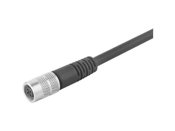 BINDER 79-1414-15-05, 5 m, naarasliitin, musta, polyuretaani (PUR), 125 V, EN 60204-1:2018 | EN IEC 63000:2018 | EN 60529:1991, EN IEC 63000:2018