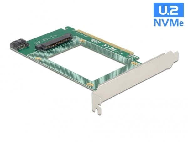 DeLOCK 90051, PCIe, U.2, PCIe 4.0, Vihreä, PC, FCC