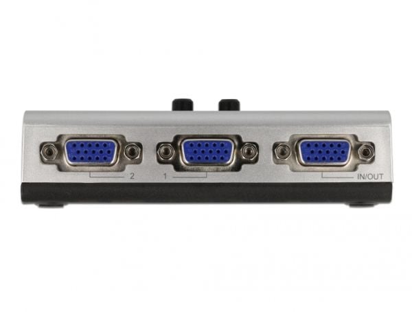 Delock - Video-splitter/svitsj - 2 x VGA - stasjonær