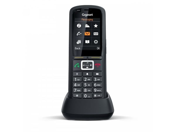 Gigaset R700H Pro - Trådløst ekstra håndsett - med Bluetooth-grensesnitt - DECT\GAP\CAT-iq - svart