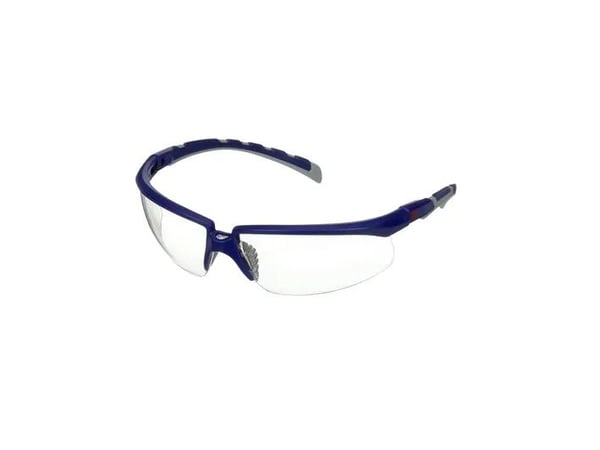 3M S2001ASP-BLU, Turvalasit, Kokoonpanotyö, Rakentaminen/kunnostustyö, Pölyinen työ, Hionta, Ei sukupuolirajoitusta, Sininen, Harmaa, Läpinäkyvä, M...