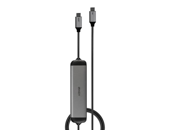 Lindy 43326, Ledningsført, USB 3.2 Gen 1 (3.1 Gen 1) Type-C, 100 W, Sort, Grå, MicroSD (TransFlash), SD, 5 Gbit/sek.