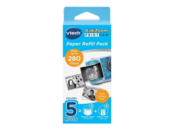 VTech KidiZoom Print Cam - Papier Refill Pack, Monivärinen