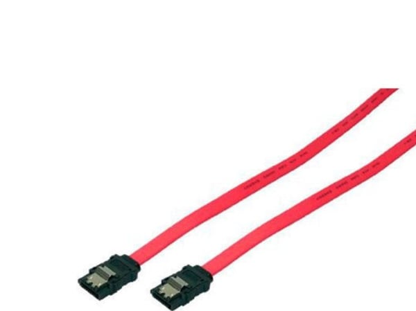 LogiLink SATA 0.3m, 0,3 m, SATA II, Hankjønn/hankjønn, Rød, Rett, Rett