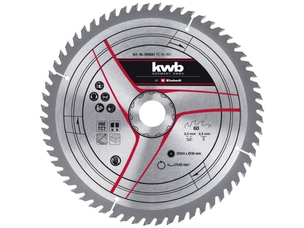 Einhell ?49589561, Tungsten Carbide Tipped (TCT), 870 g, 1 stykker