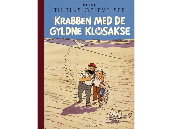 Tintin: Krabben med de gylne klotangene – 80-årsjubileumsutgave | Hergé | Språk: Dansk