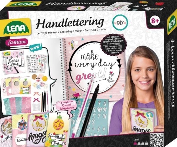 Lena SM42335, Håndarbeidssett for barn, 8 år, Flerfarget